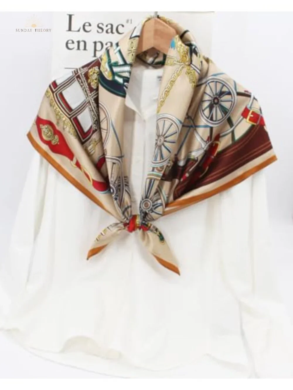 100% Mulberry Silk Scarf 35